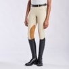 Hadley Show Mid-rise Side Zip Breeches by SmartPak - Knee Patch - Clearance! - Tan w/ Tan Patch