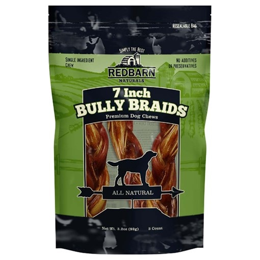 RedBarn Bully Braids Premium Dog Chews