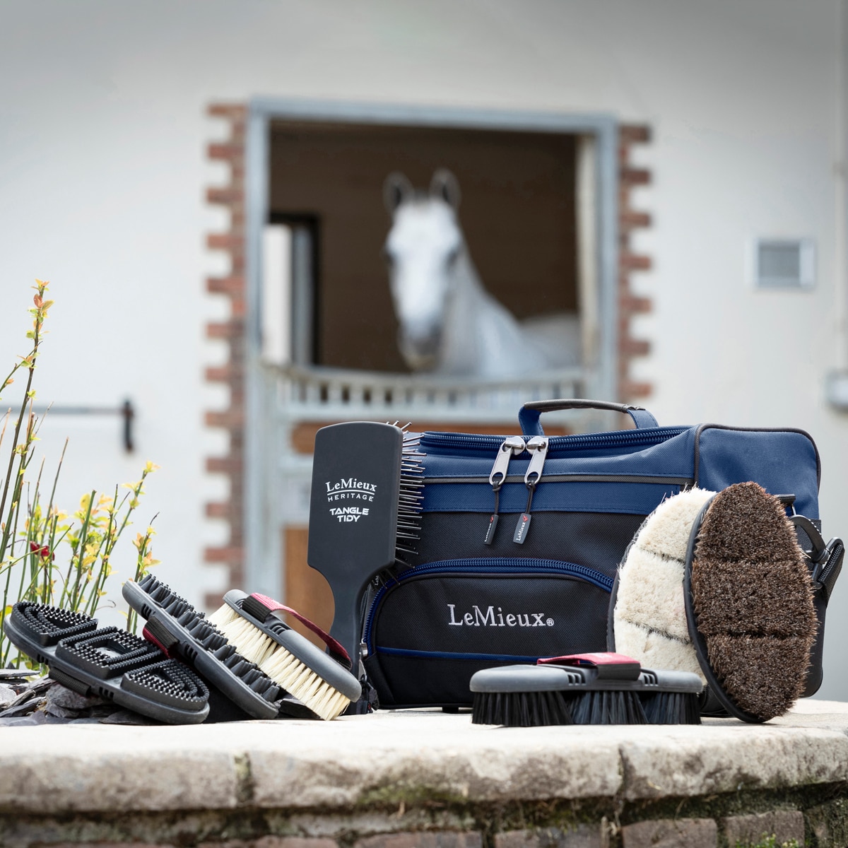 horse grooming caddy