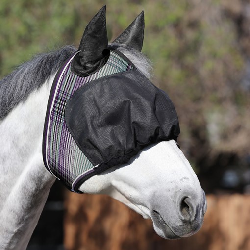 Kensington Uviator Fly mask with Ears Made Exclusi