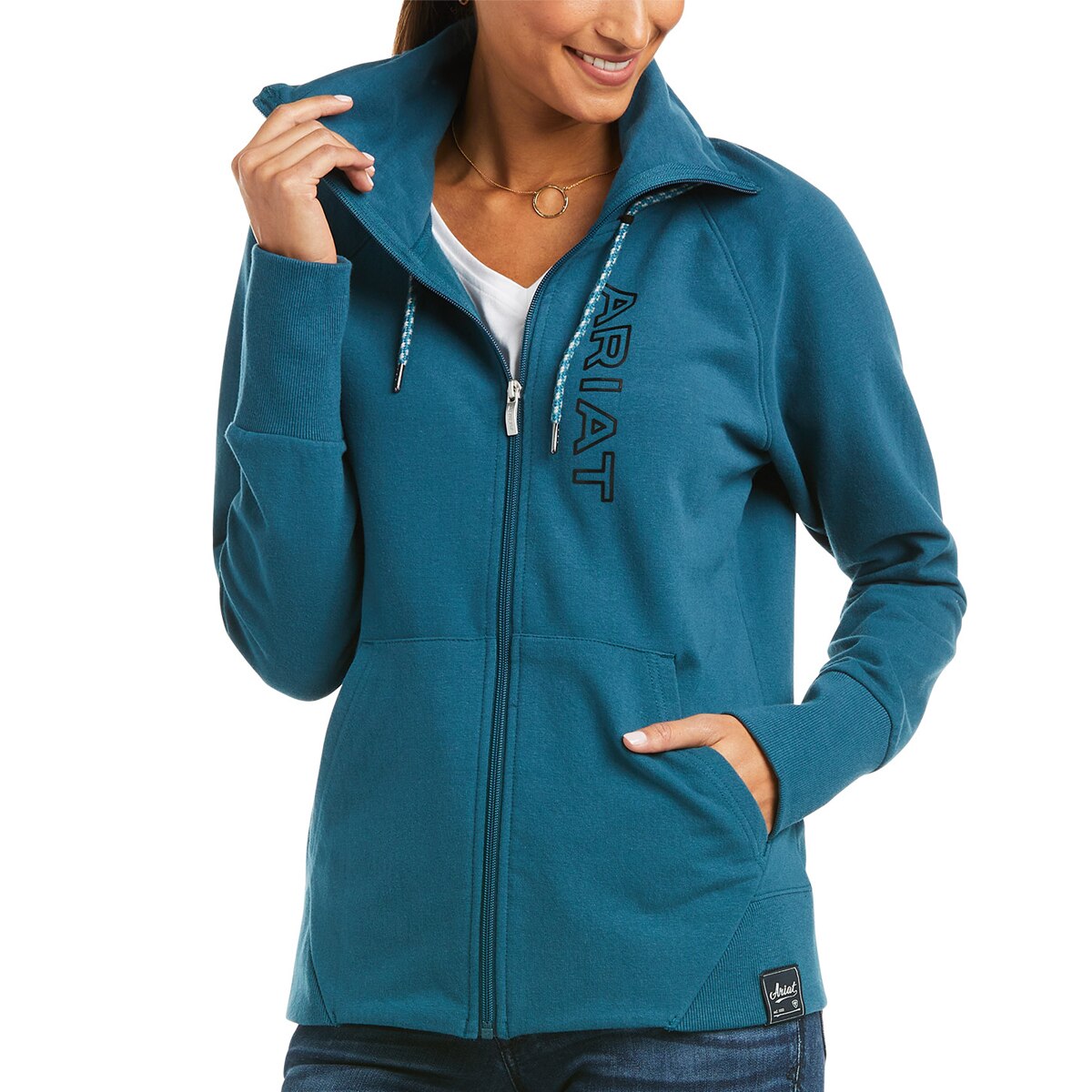 ariat zip up hoodie
