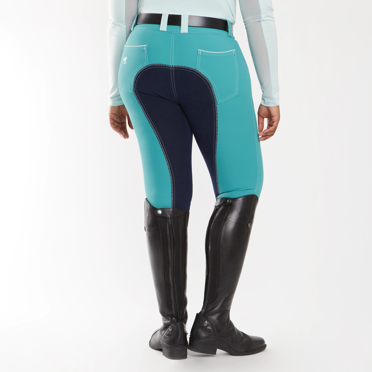 Latex Riding Breeches with Full Seat