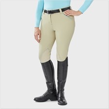 Piper Evolution High-Rise Breeches by SmartPak - Knee Patch - Clearance!