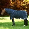 Rambo&reg; 1680D Plus Turnout Sheet - Navy w/ Thunderstorm Grey & Silver Trim