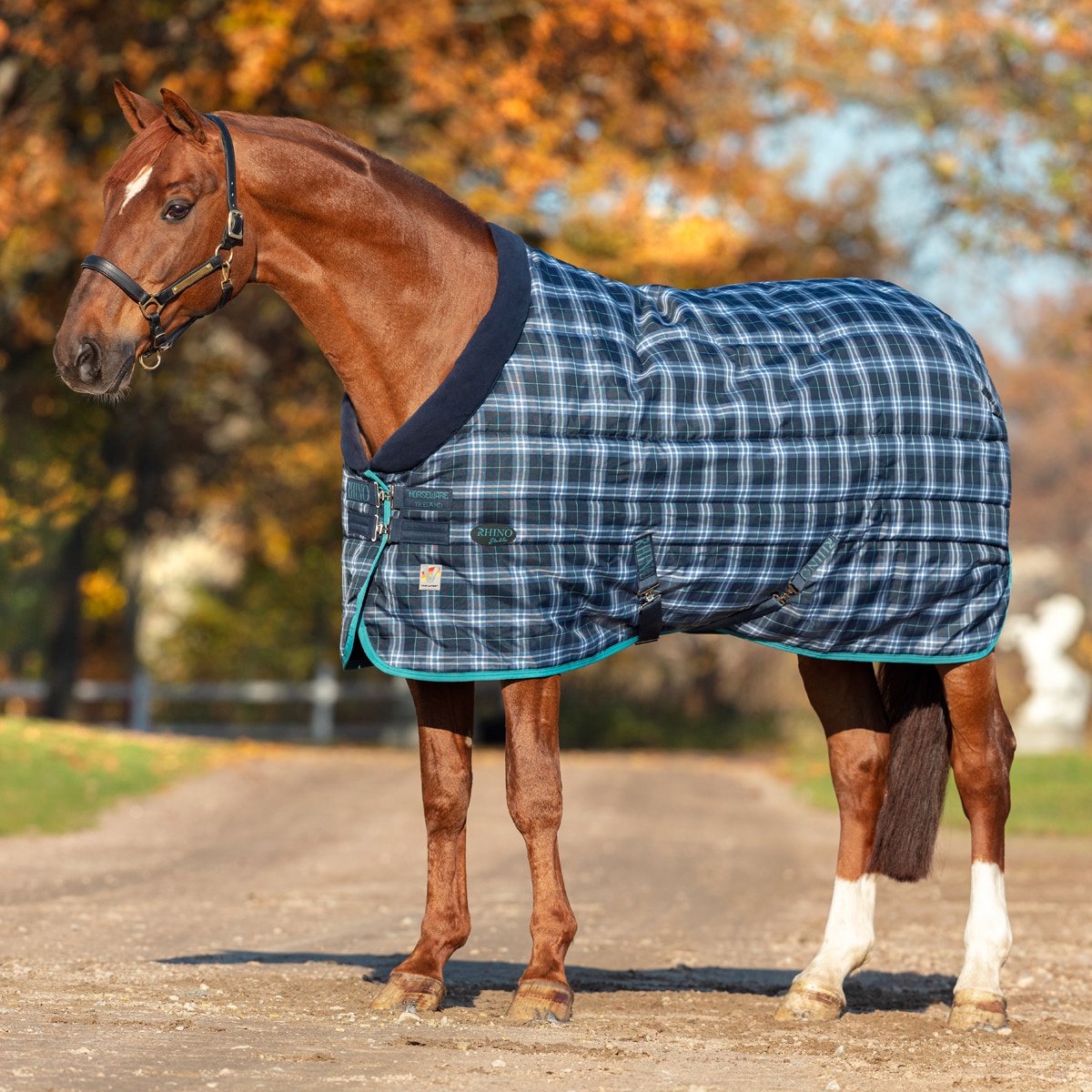 SmartPak Stocky Fit Quilted Stable Blanket - Closed Front