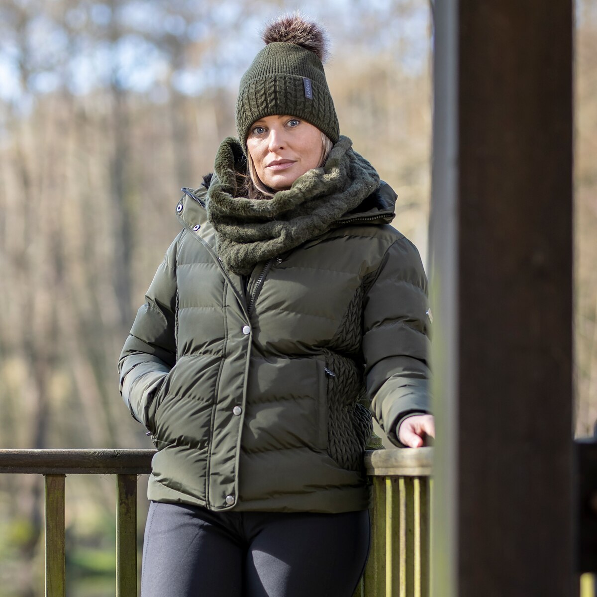 LeMieux Loire Womens Winter Short Coat Black 