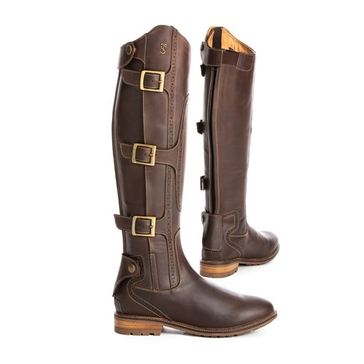 Parkland II Leather Wide Calf Buckle Boot