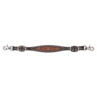 Circle Y Dark Flash Arizon Flower Wither Strap