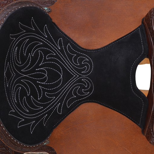 Circle Y Dakota Barrel Saddle - 14 - Wide - Dark Oil - Smartpak