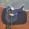 SmartTherapy&reg; ThermoBalance&reg; Ceramic Memory Foam Dressage Saddle Pad - Black