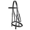 Plymouth&reg; Dressage Bridle without Flash - Black