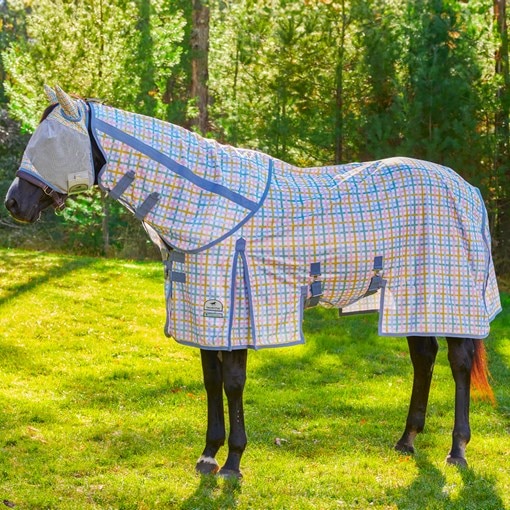 SmartPak Deluxe Patterned Pony Fly Sheet w/ Earth 