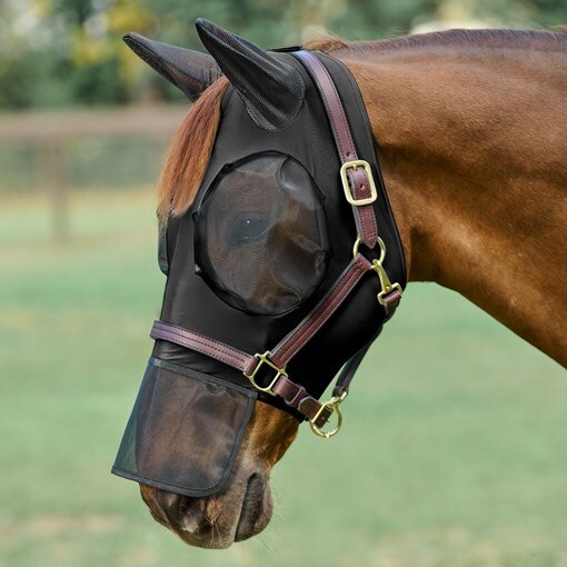 SmartPak Comfort Fly Mask - Extended Nose w/ Smart