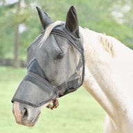 SmartPak Fine Mesh Fly Mask with Extended Nose