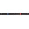 Kavalkade Rubber Training Reins - Black/Colored Ridges