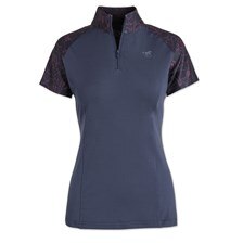 Piper SmartCore™ Block Print Short Sleeve ¼ Zip Sun Shirt - Clearance!