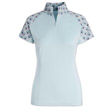 Piper SmartCore™ Block Print Short Sleeve ¼ Zip Sun Shirt
