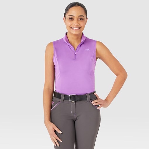 Piper SmartCore&trade; Sleeveless Zip Sun Shirt 