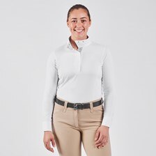 Piper Printed Mesh Long Sleeve Show Shirt by SmartPak