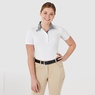 Piper Printed Mesh Short Sleeve Show Shirt by SmartPak