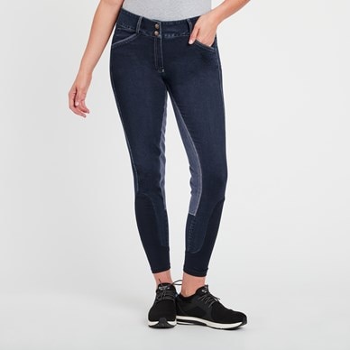 Piper Stretch Denim Breeches by SmartPak- Full Seat