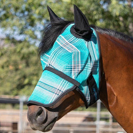 Kensington Fly Mask w/ Soft Ears and Removable Nos