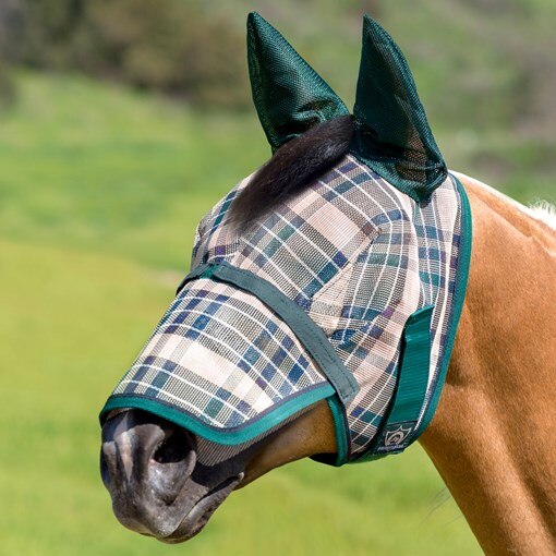 Kensington Fly Mask w/ Soft Ears and Removable Nos
