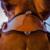 Total Saddle Fit Stretch Tec Shoulder Relief Western Cinch w/Balance Buckle - Brown