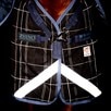 Rhino&reg; Plus Reflechtech Turnout Blanket w/ Vari-Layer - Navy Reflective/Indigo