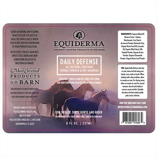 Equiderma Daily Defense Dry Shampoo - 8 oz