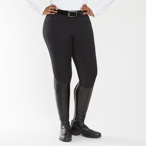 Hadley Mid-Rise Floral Silicone Grip Breeches by S
