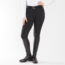 Hadley Mid-Rise Floral Silicone Grip Breeches by SmartPak - Knee Patch
