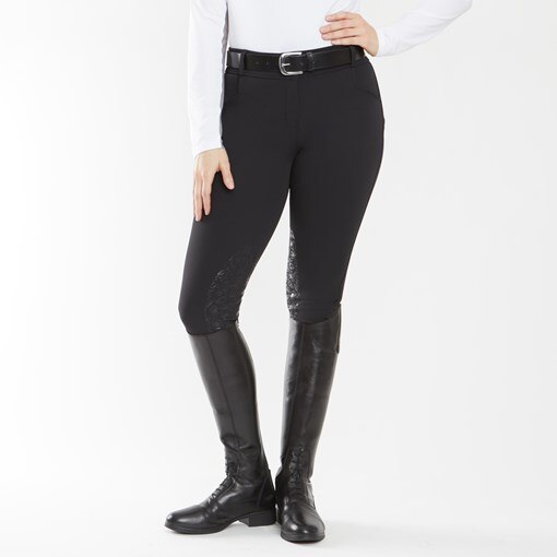 Hadley Mid-Rise Floral Silicone Grip Breeches by S