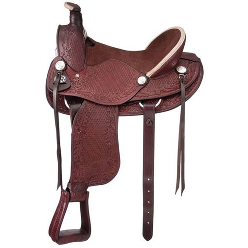 San Marcos Suede Seat Rancher Saddle - Test Ride C