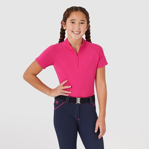 Piper SmartCore&trade; Short Sleeve Kids Sun Shir