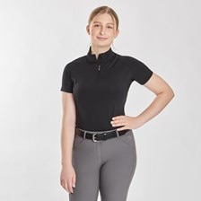 SmartTherapy® ThermoBalance® Ceramic Short Sleeve1/4 Zip Top