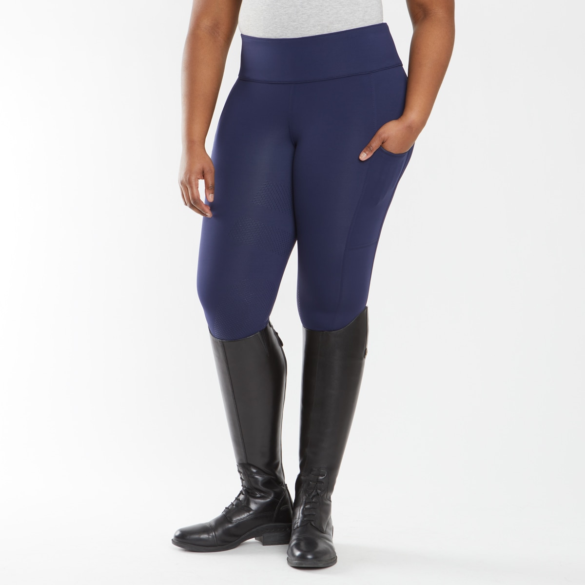 plus size navy blue tights