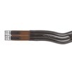 Nantucket Fancy Stitch Hunter Girth - Espresso w/White Fancy Stitching