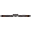 Nantucket Fancy Stitch Hunter Girth - Espresso w/White Fancy Stitching