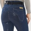 Piper Stretch Denim Curvy Fit Breeches by SmartPak- Full Seat - Silicone Grip