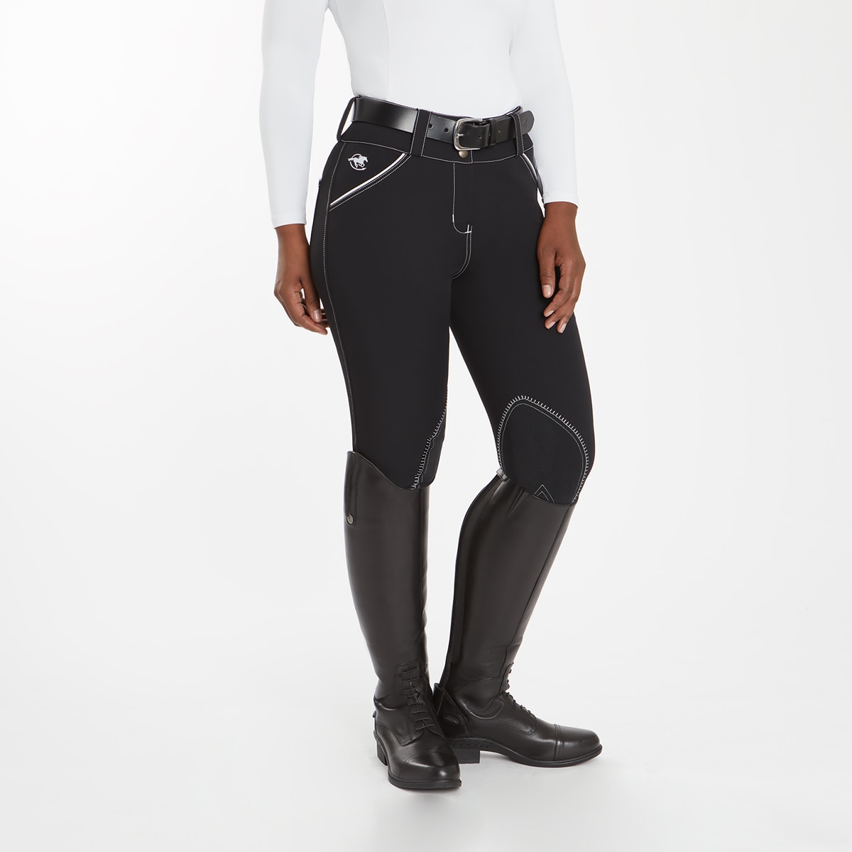 Culotte D’équitation SmartPak Piper – Femme 26L Gris Genouillères