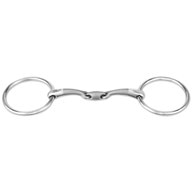 Herm Sprenger Satinox Double Jointed Loose Ring Snaffle- 14 MM