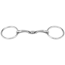 Herm Sprenger Satinox Double Jointed Loose Ring Snaffle- 14 MM