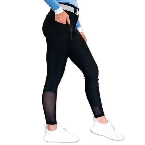 Free Ride Equestrian Lux Zip Front Knee Patch Bree