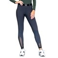 Ovation Aerowick GripTek Silicone Print Full Seat Tights, Navy - 40256778