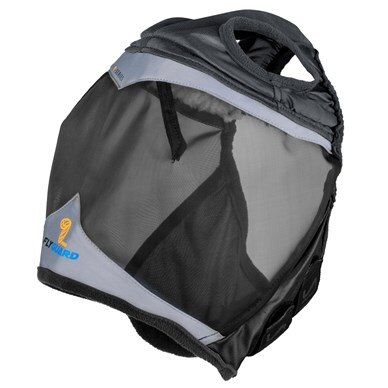 Masque Anti-mouche Shires FlyGuard Pro Pour Cheval - Maille Fine Avec Masque Anti-mouche Shires FlyGuard Pro Pour Cheval - Maille Fine Avec