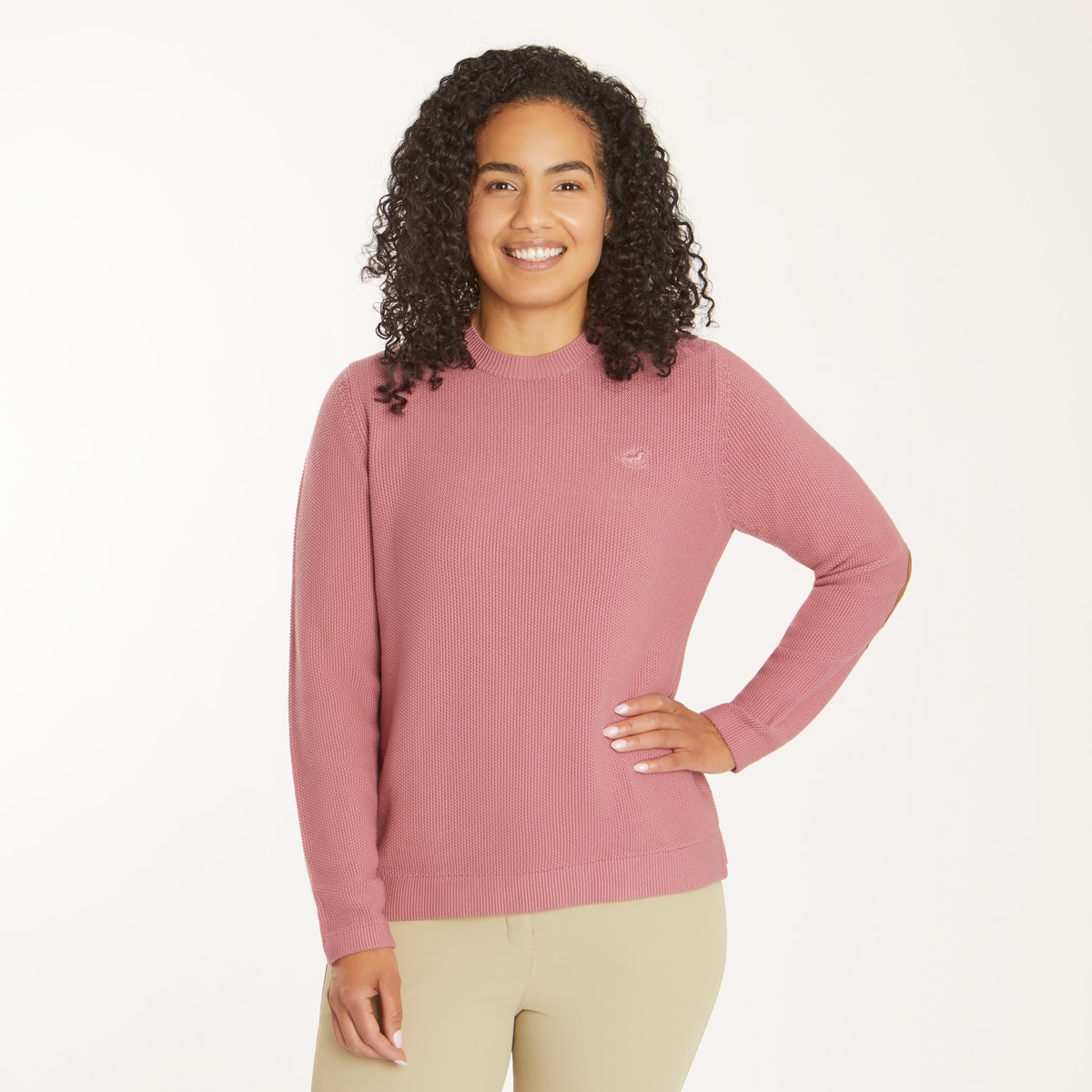 Elbow Patch Sweater – The Power Petite