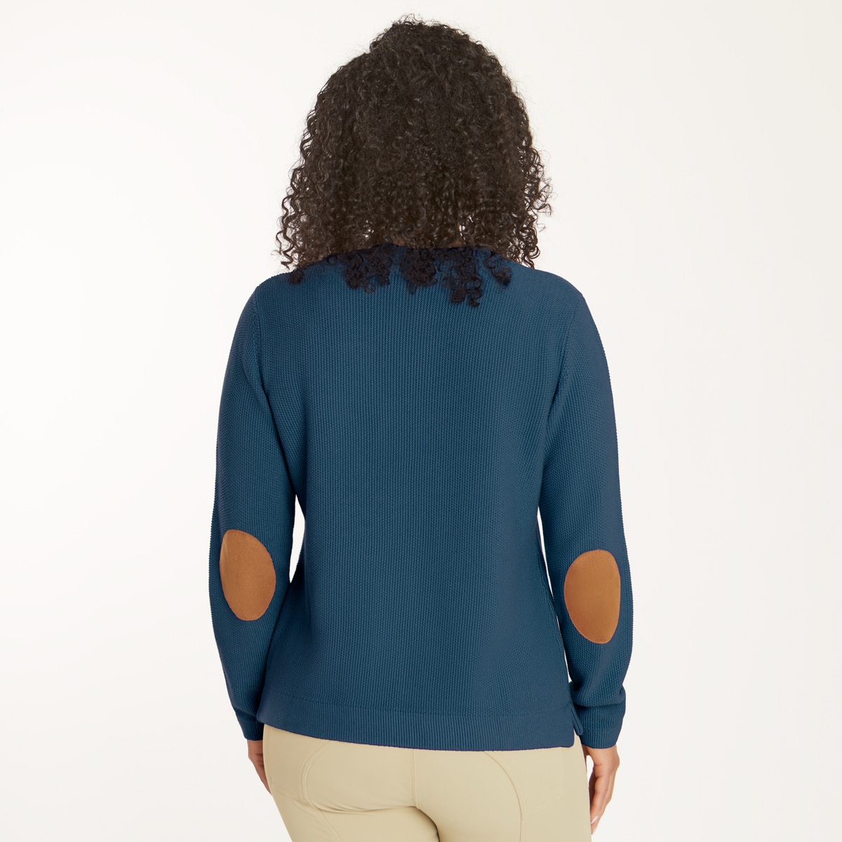 Elbow Patch Sweater – The Power Petite