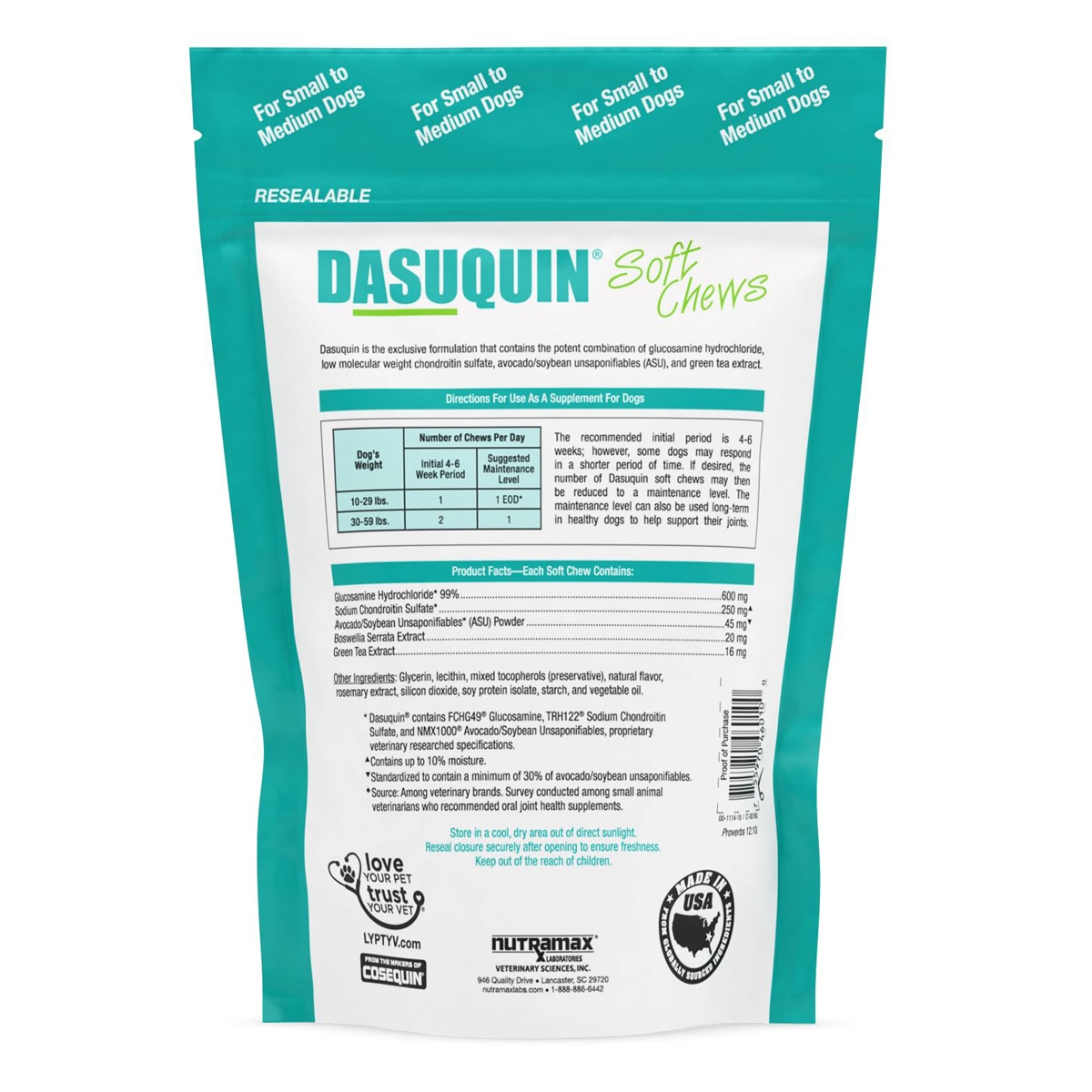 Dasuquin top advanced dosage