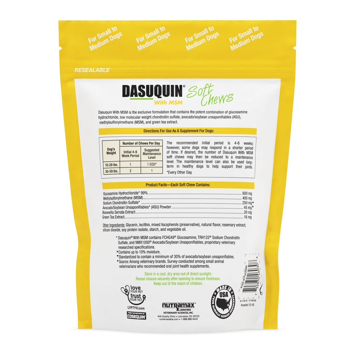 Dasuquin advanced clearance ingredients